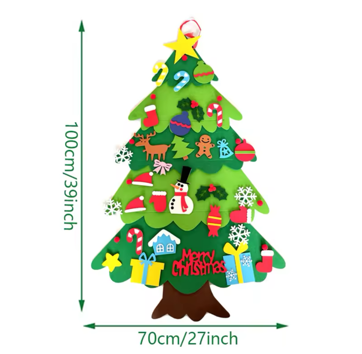 Montessori Filz-Weihnachtsbaum