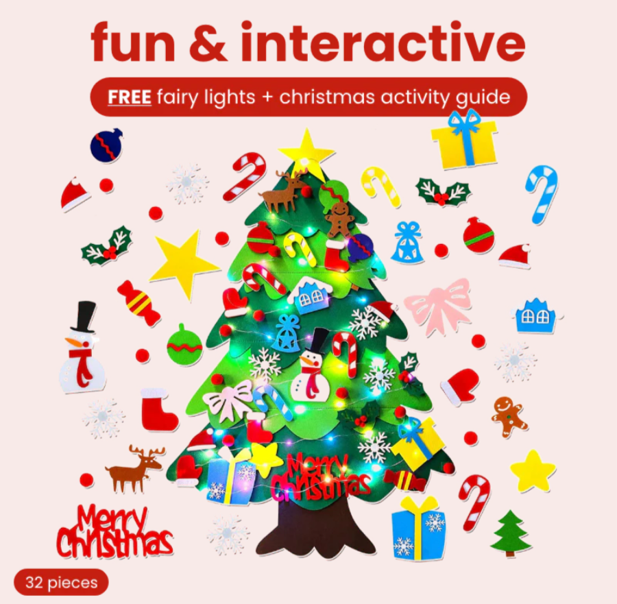 Montessori Filz-Weihnachtsbaum