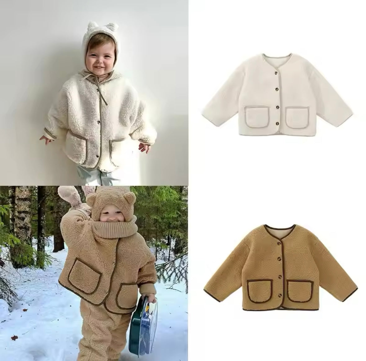 Mini & Me Teddyjacke